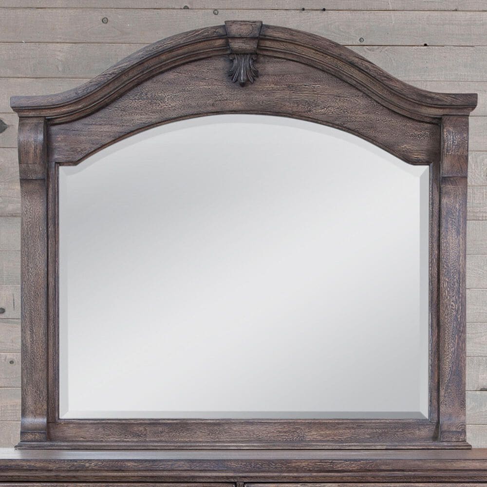 Springmeier Heirloom Dresser Mirror in Rustic Charcoal, , large