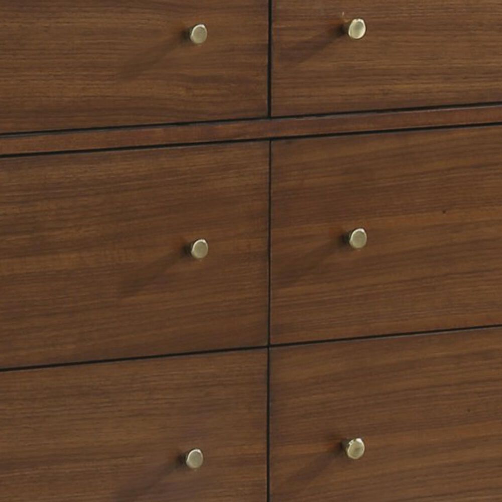 Flexsteel Ludwig 3 Piece Queen Bedroom Set in Walnut, , large