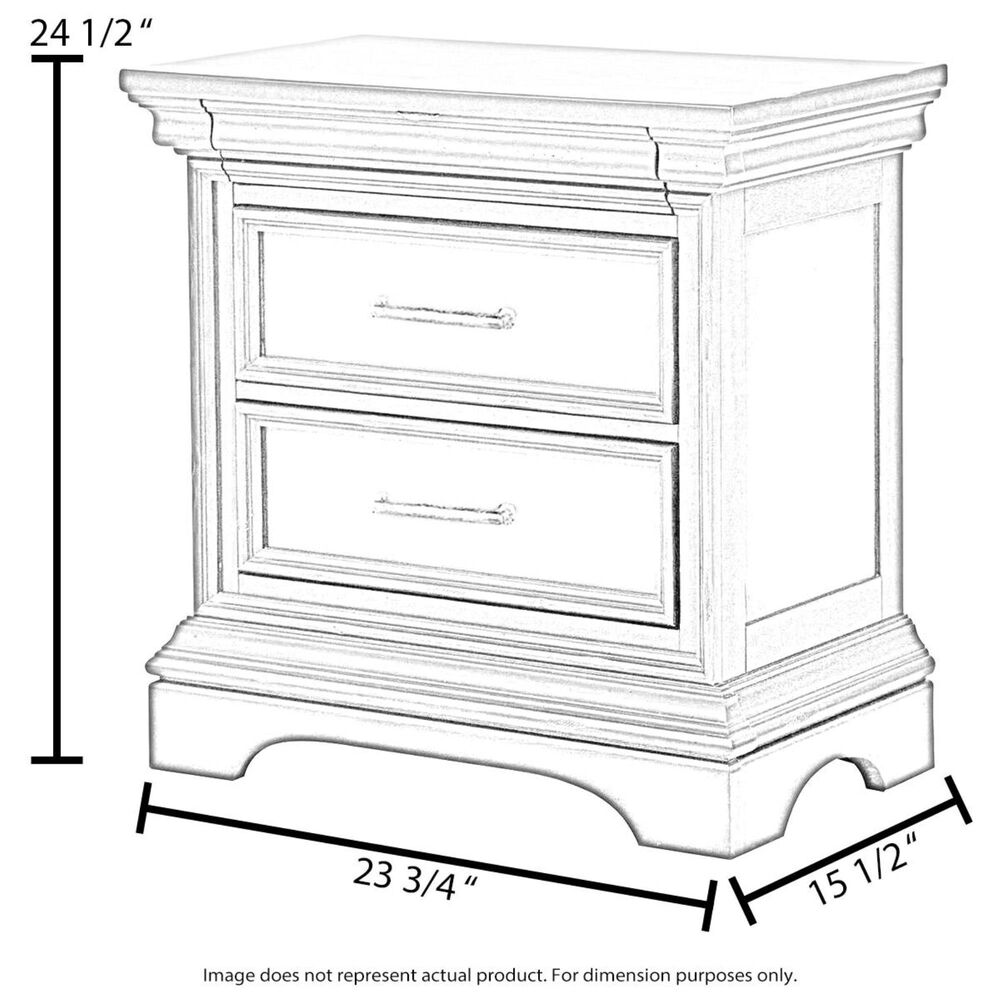 Signature Design by Ashley Wynnlow 2-Drawer Nightstand in Gray, , large