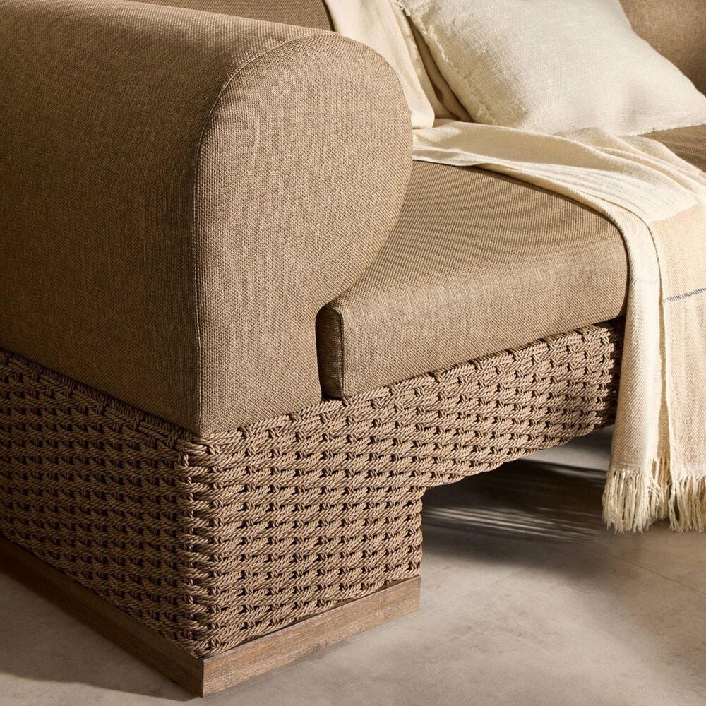 Four Hands Joss Outdoor Sofa in Ellor Brown, , large