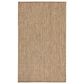 Nourison Horizon HOZ02 Natural 3" x 5" Indoor/Outdoor Area Rug, , large
