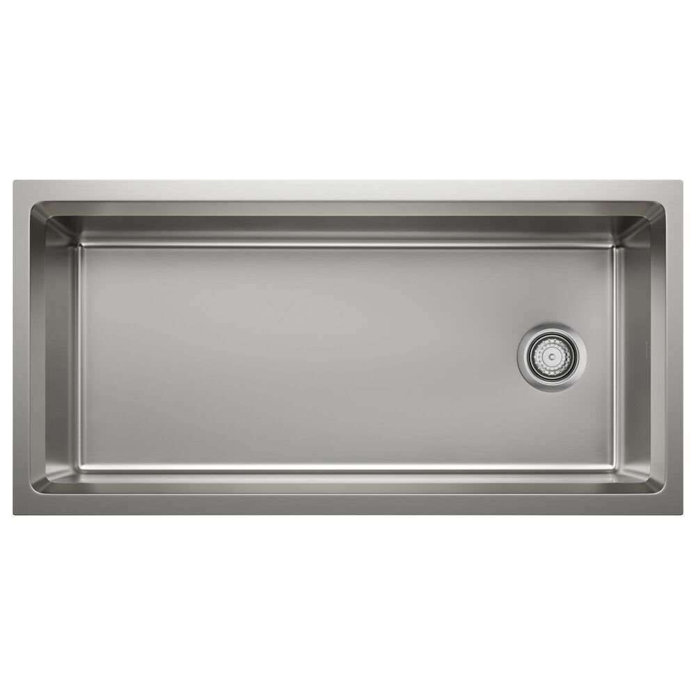 Blanco Inteos 39&quot; Undermount Single Bowl Kitchen Sink in Satin Polish, , large