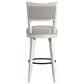 Mayberry Hill Rogen Swivel Bar Stool in Rustic White and Black, , large
