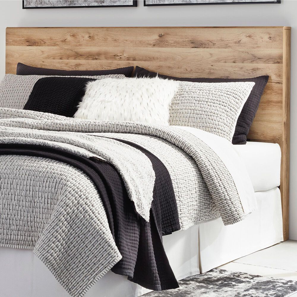Ashley Hyanna King Panel Headboard in Golden Rustic, , large