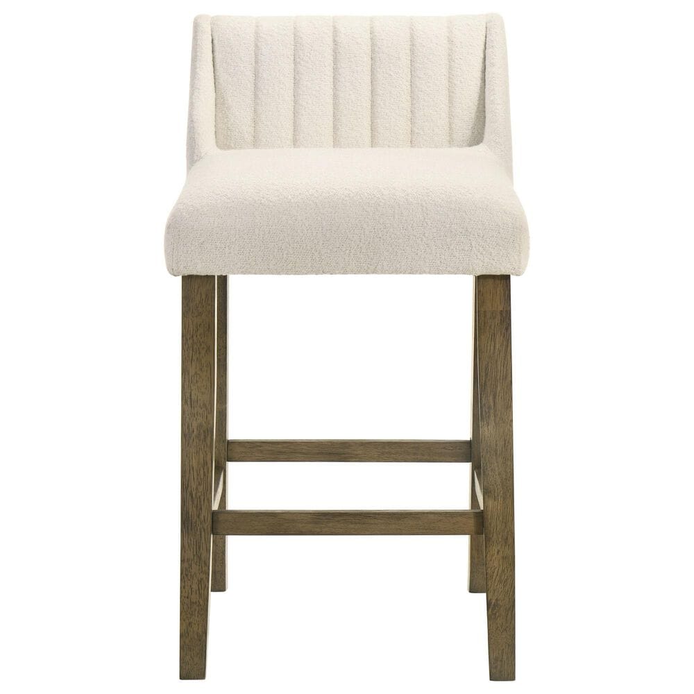 Armen Living Fauna Counter Height Stool in Putty Brown, , large