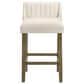 Armen Living Fauna Counter Height Stool in Putty Brown, , large