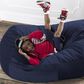 Jaxx 4" Lounger Bean Bag in Navy, , large