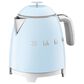 SMEG 3-Cup Stainless Steel Retro Style Mini Electric Kettle in Pastel Blue, , large