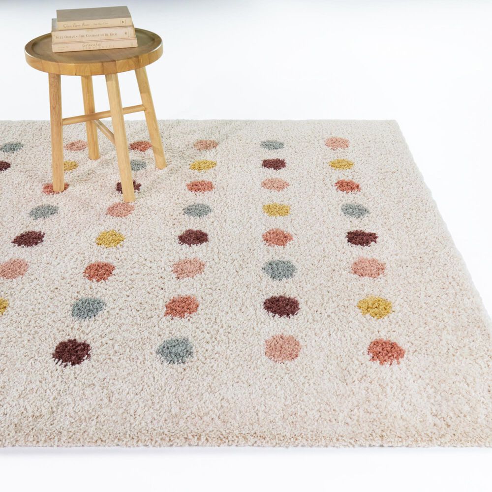 Balta Rugs Stella Janel Cream and Multicolor 5'3" x 7' Kids Area Rug, , large