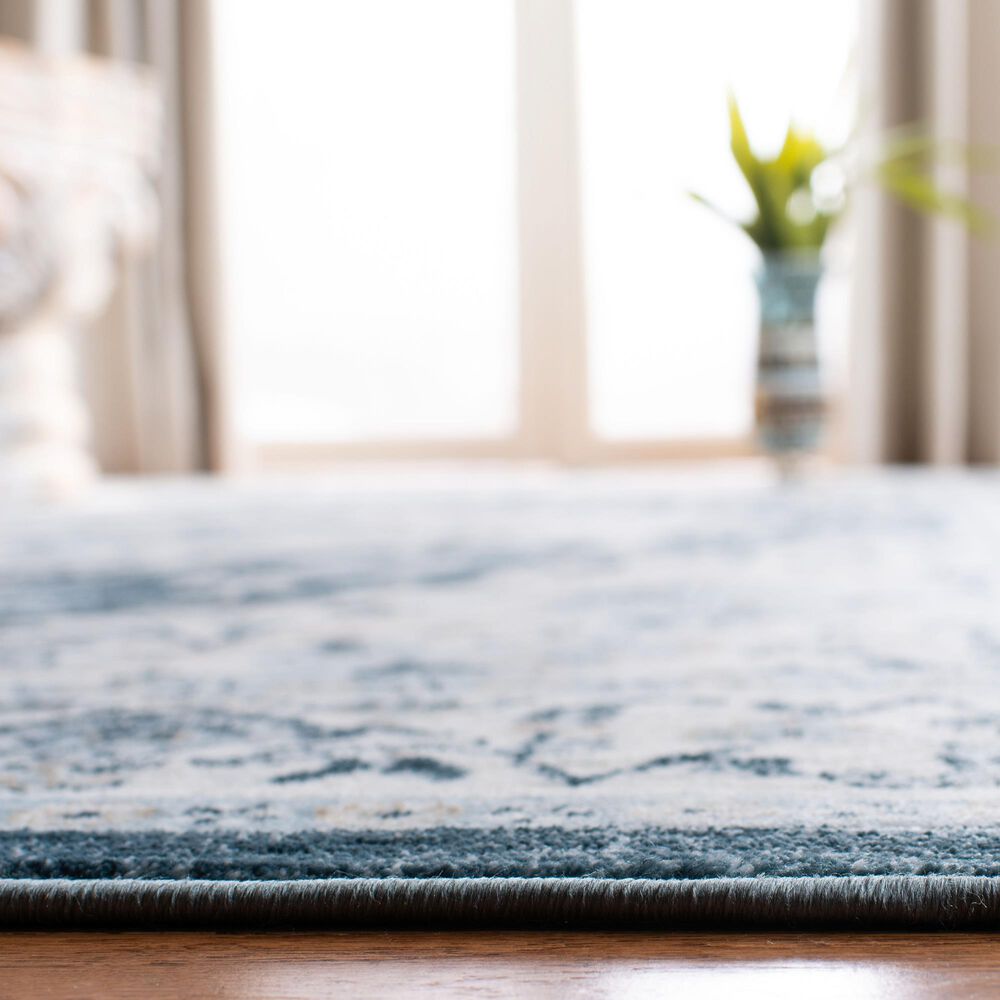 Safavieh Isabella 8&#39; x 10&#39; Navy and Creme Area Rug, , large