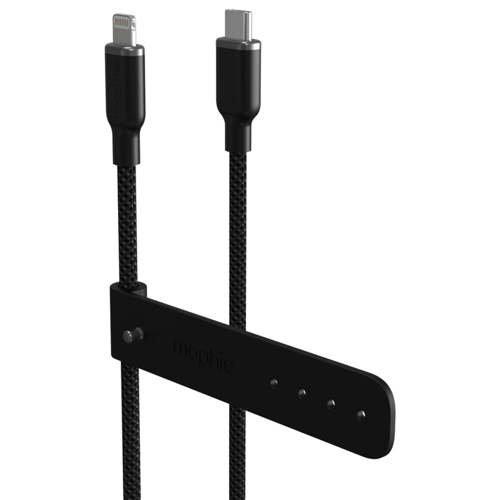 Mophie 6 Ft. USB C To Apple Lightning Cable in Black, , large