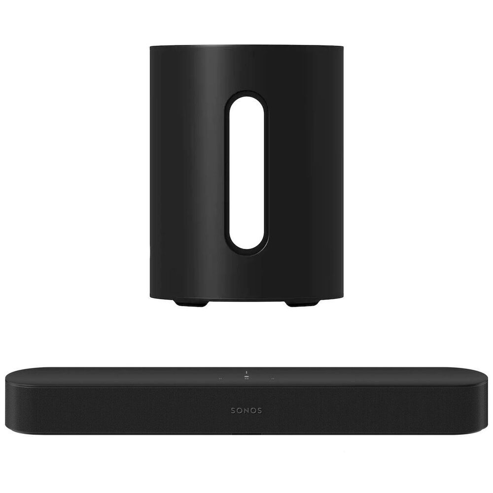 Gurgle Tilbud Downtown SONOS Entertainment Set with Beam Gen 2 and Sub Mini in Black | NFM