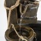 Timberlake Pure Garden 4-Tier Wishing Well Fountain in Stone/Weathered Wood, , large