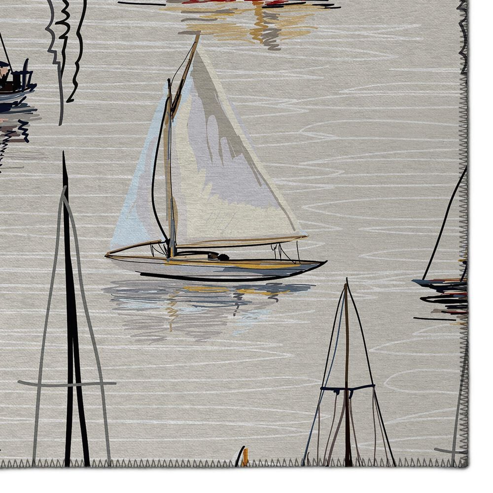 Dalyn Rug Company Harbor Beach 6&#39; x 9&#39; Ivory Indoor/Outdoor Area Rug, , large