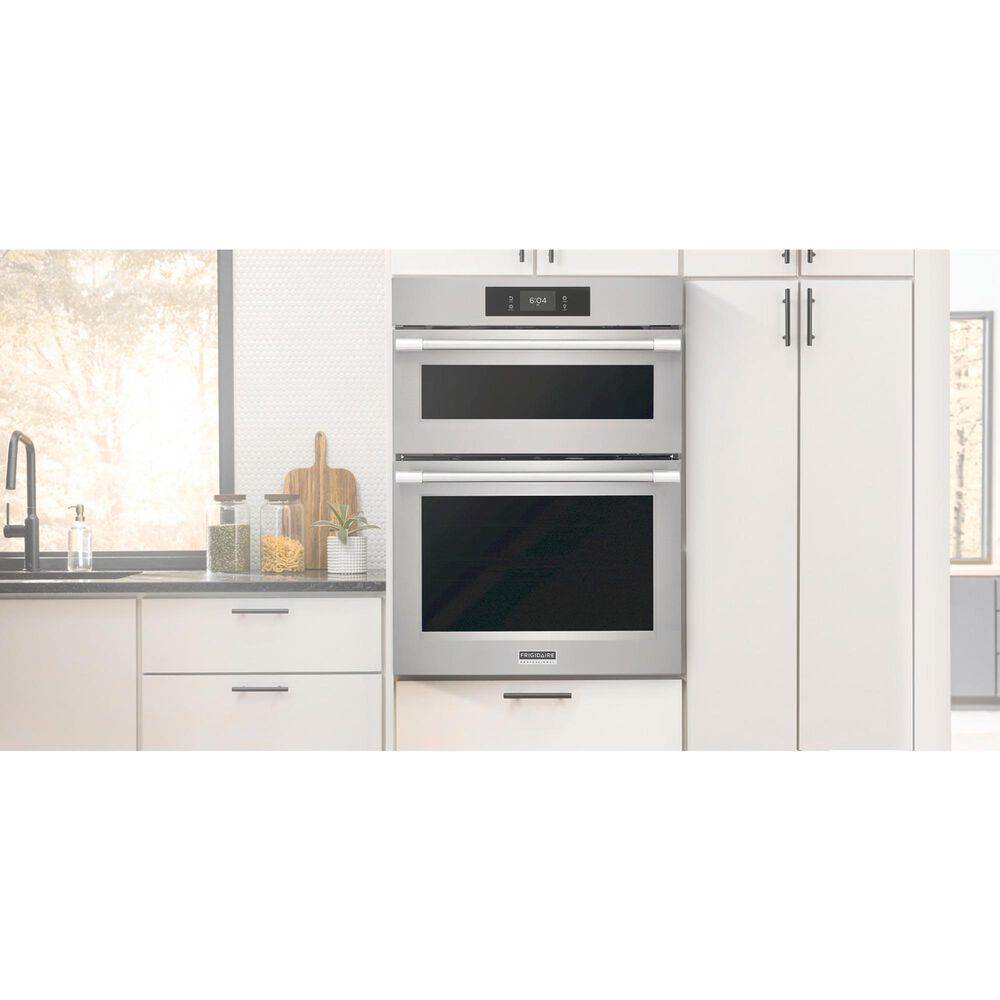 Frigidaire Professional Professional 2-Piece Kitchen Package with 30" Microwave Combination Wall Oven and 36" Electric Cooktop in Stainless Steel, , large