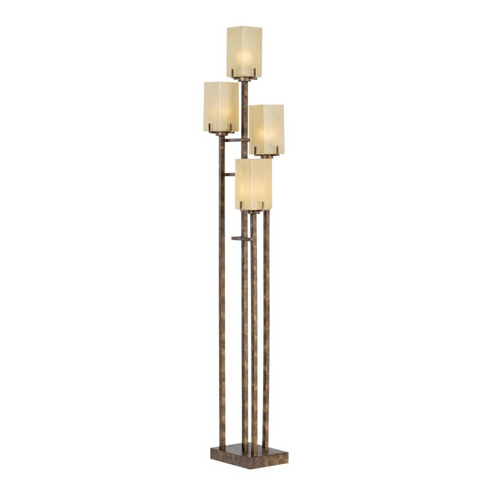 Pacific Coast Lighting City Heights Up Floor Lamp in Copper Bronze With Gold , , large