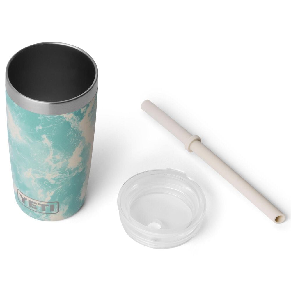 YETI Rambler Jr. 10 Oz Tumbler with Silicone Straw Lid in Sea View, , large