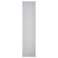 Safavieh Bermuda 2" x 8" Light Blue and Ivory Indoor/Outdoor Area Performance Rug, , large
