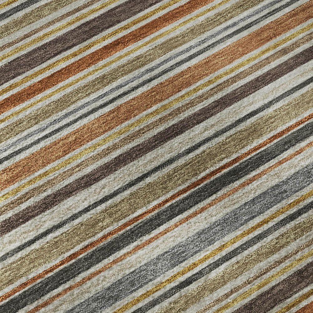 Dalyn Rug Company Soft Essentials Striped Earth 2'6" x 3'10" Indoor/Outdoor Area Rug, , large