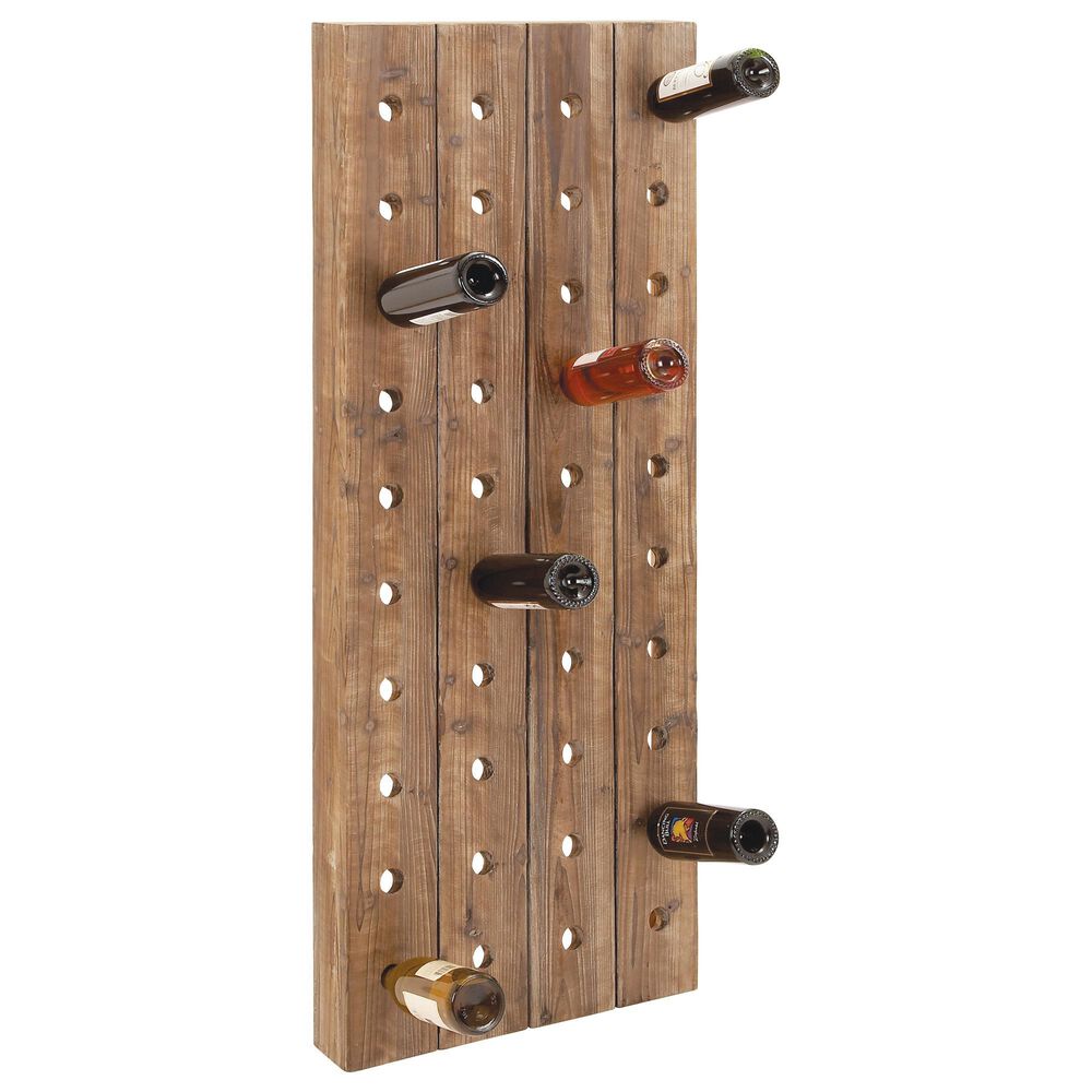 Maple and Jade 57" x 21" Wine Rack in Brown, , large