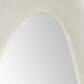 Maple and Jade 65" x 26" Velvet Abstract Wavy Wall Mirror in White, , large