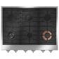 Cafe 36" Natural Gas Rangetop with 6-Burner in Matte Black and Brushed Stainless, , large