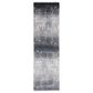 Feizy Cadiz 3"1" x 10" Charcoal and Black Runner, , large