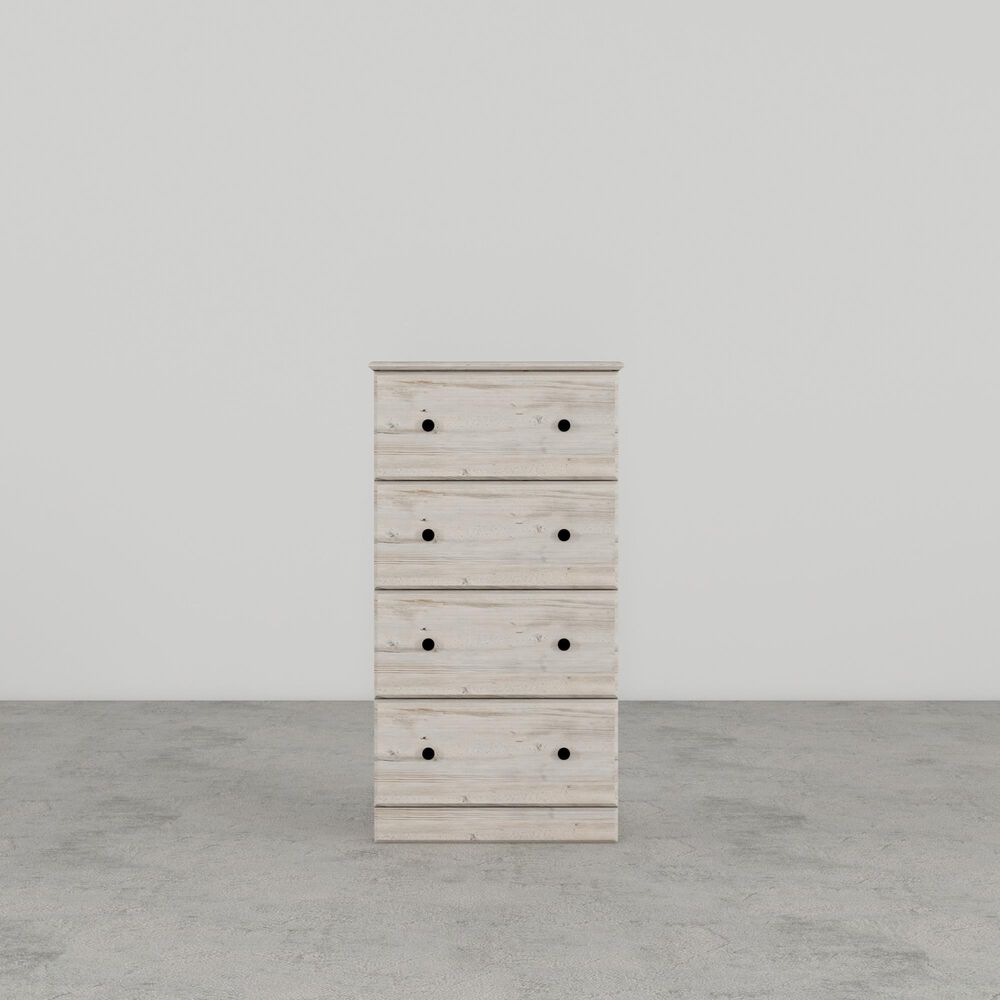 Lemoore Essentials 23" 4-Drawer Chest in Frosted Pine, , large