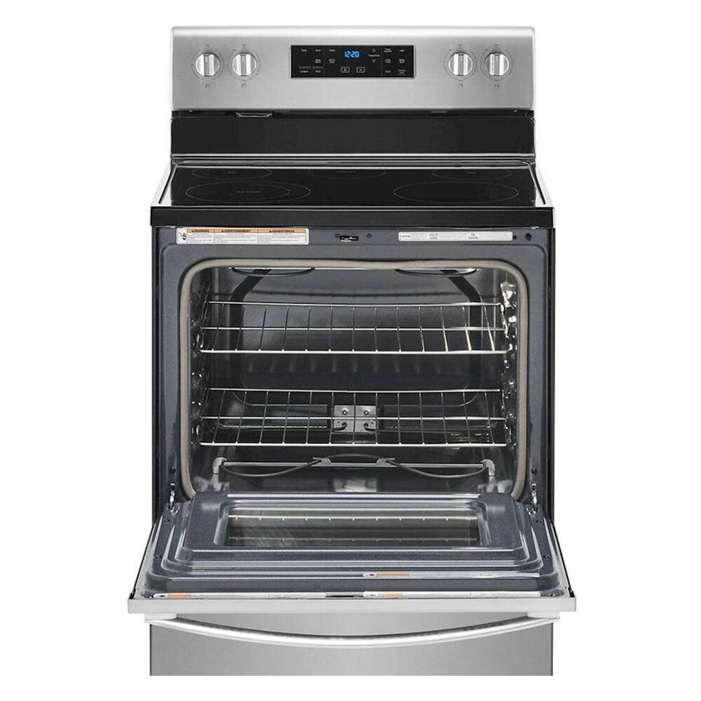 Whirlpool 5.3 Cu. Ft. Electric Range with 5-Elements in Fingerprint Resistant Stainless Steel, , large
