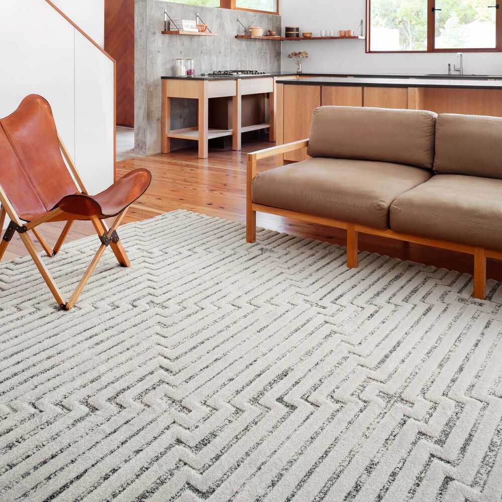 Loloi II Hagen 7&#39;10&quot; x 10&#39;10&quot; White and Sky Area Rug, , large