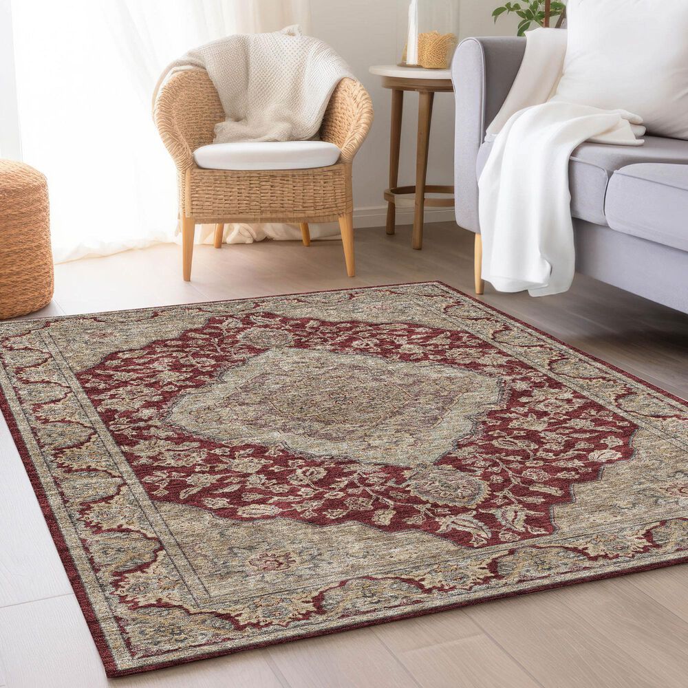 Dalyn Rug Company Hatay Garnet 6&#39;6&quot; x 9&#39;6&quot; Area Rug, , large