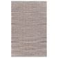 L&R Resources Bleached Naturals 81434 9" x 12" Bleach and Gray Area Rug, , large