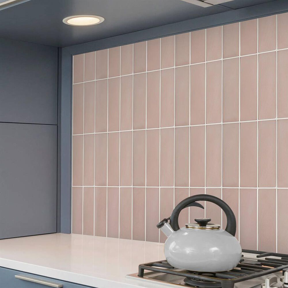 Soho Studio ColorHues Coral 2" x 8" Cement Tile, , large