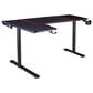 Furniture of America Whitfield Gaming Desk with USB in Black, , large