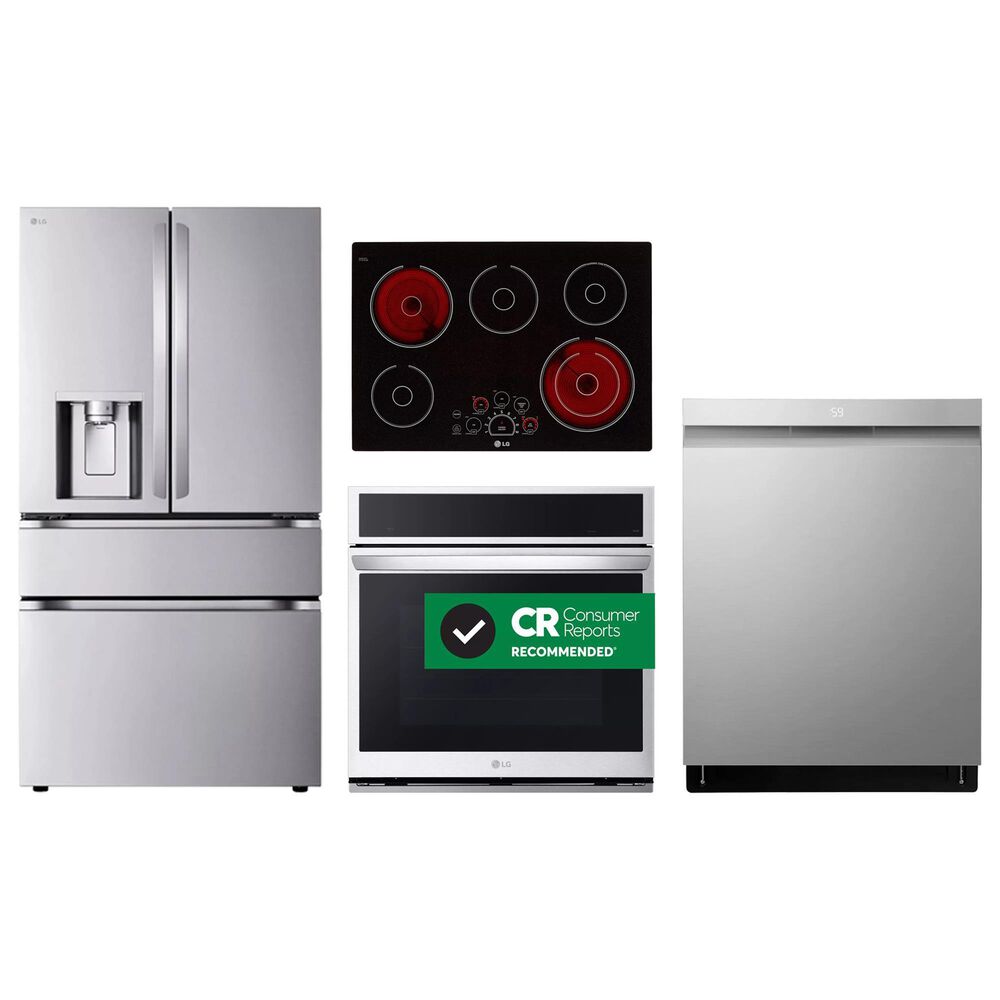 LG 4 Piece Kitchen Package in Stainless Steel, , large