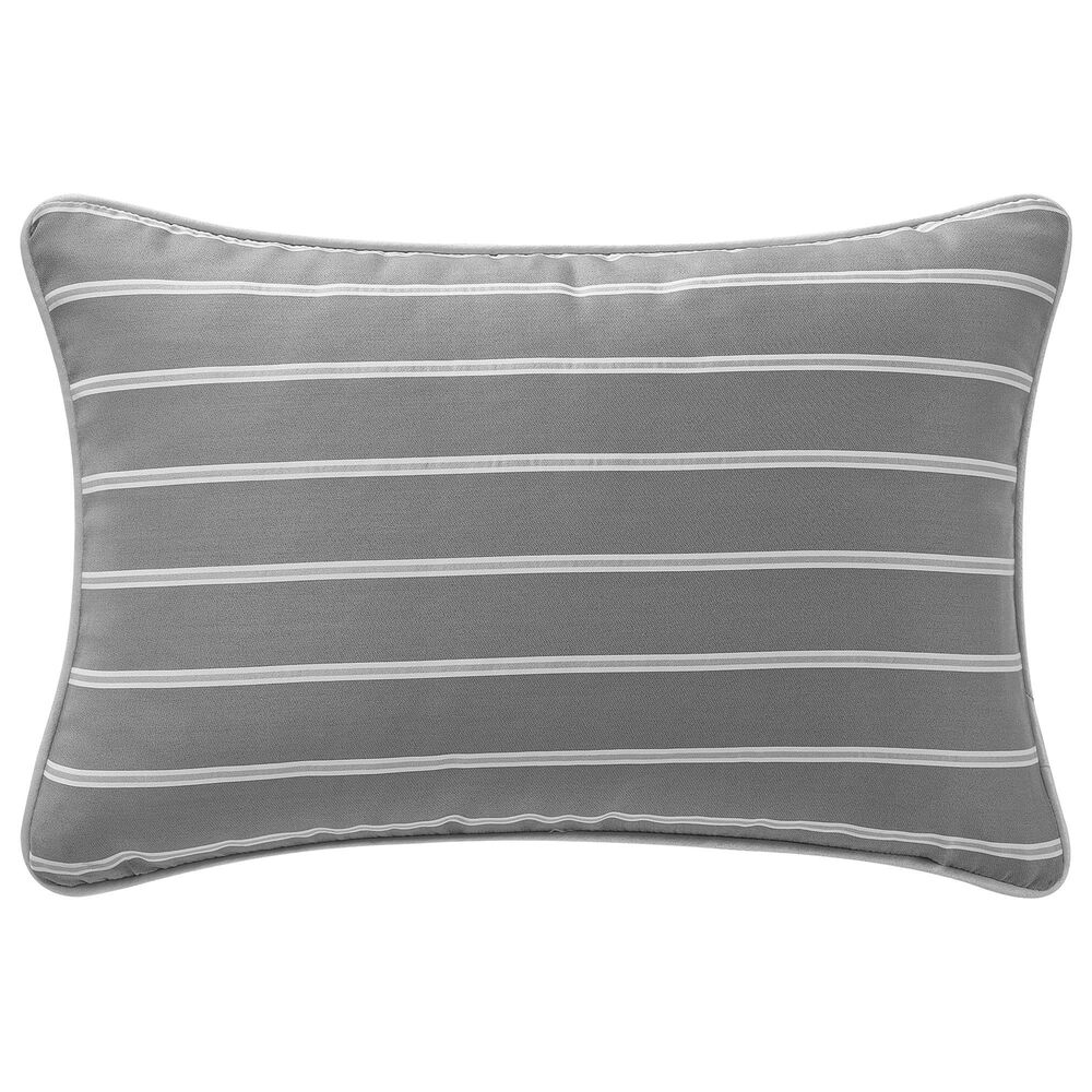 BCP Home Waterford Catalina 12" x 18" Decorative Pillow in Grey and Silver, , large