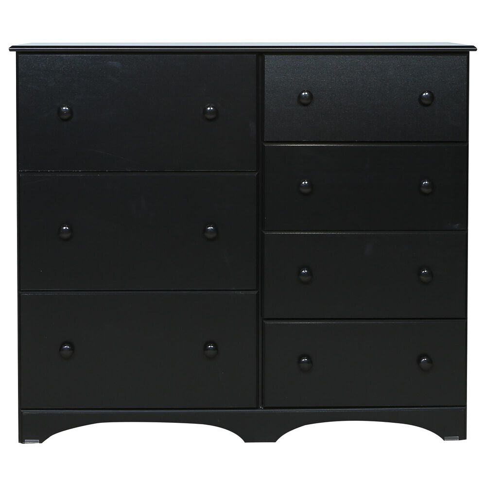 Lemoore Essential 5000 7 Drawer Chest in Black, , large