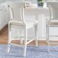 Linon Home Decor Rylan Counter Stool in Creamy White, , large