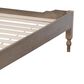 Baxton Studio Laure Queen Platform Bed Frame in Weathered Grey, , large