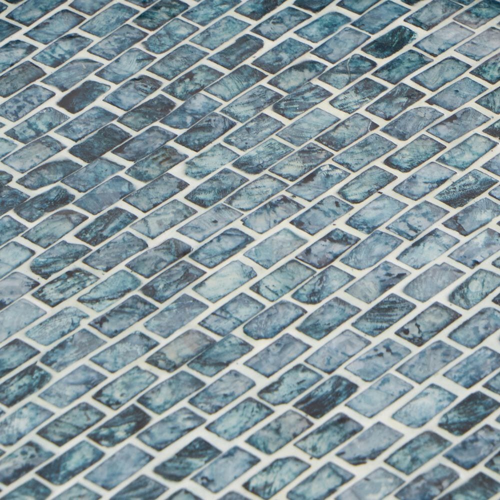 Maple and Jade 2-Piece Tray Set with Slot Handles in Polished Blue and Gray, , large