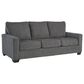 Ashley Rannis Stationary Queen Sofa Sleeper in Pewter, , large