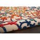 Nourison Aloha Damask 9" x 12" Multicolor Indoor/Outdoor Area Rug, , large