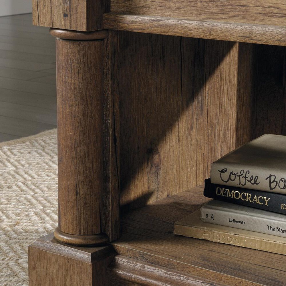 Sauder Palladia Lifttop Coffee Table in Vintage Oak NFM