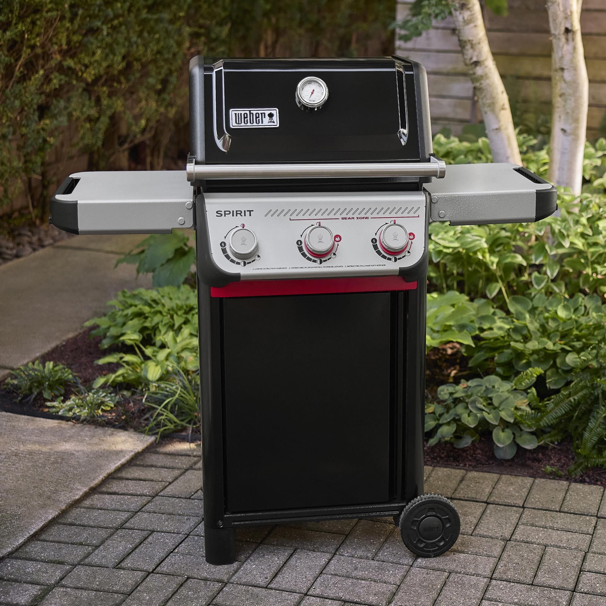 Weber Spirit E-325 3-Burner Liquid Propane Gas Grill in Black