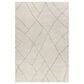 Surya Nalan 8" x 10" Off-White, Charcoal and Black Area Rug, , large