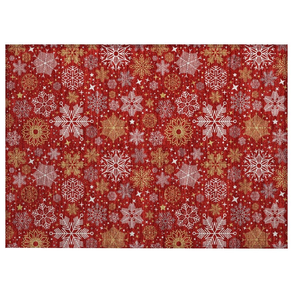 Dalyn Rug Company Wonderland WN31 1"8" x 2"6" Red Indoor/Outdoor Area Rug, , large