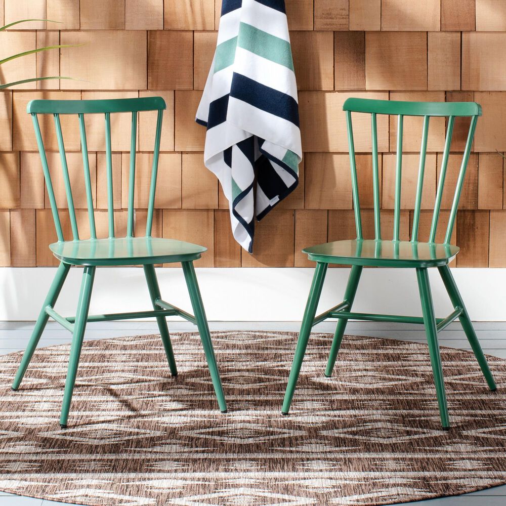 Safavieh Chester Stackable Side Chair in Olive Green, , large