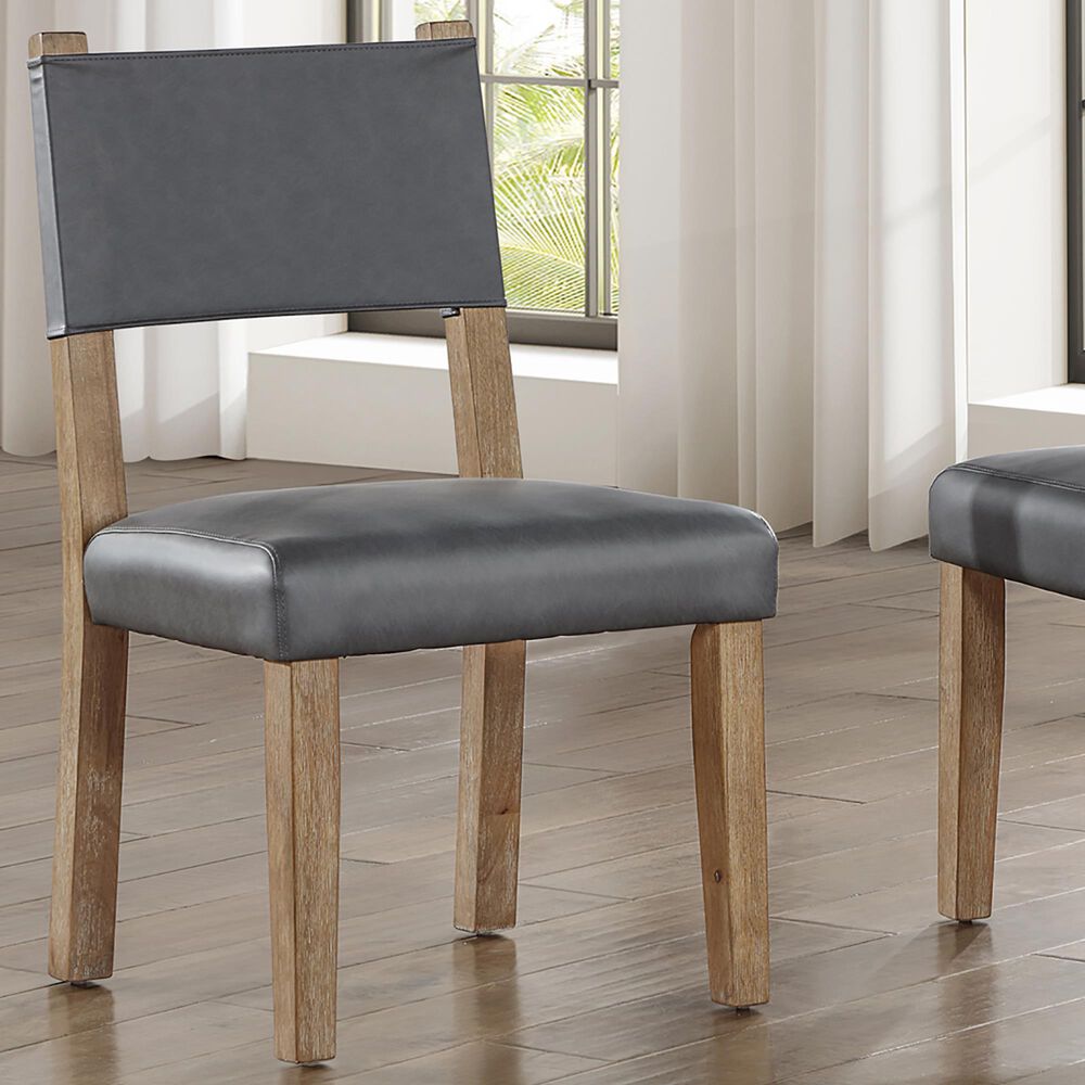 Steve Silver Aubrey Side Chair in Natural Brown, , large