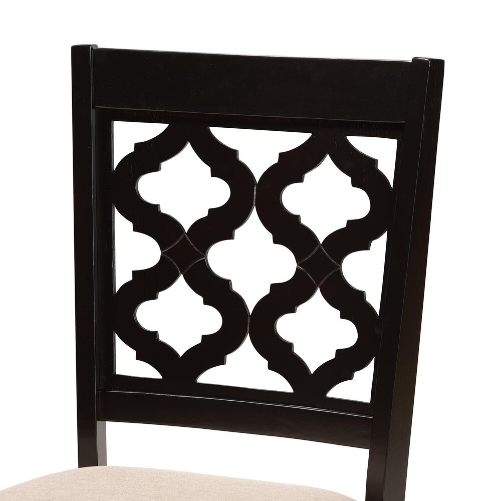 Baxton Studio Ramiro Side Chair in Dark Brown (Set of 2), , large