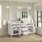 James Martin Vanities Lorelai 72" Double Vanity in Bright White with 3 cm Ethereal Noctis Quartz Top, , large